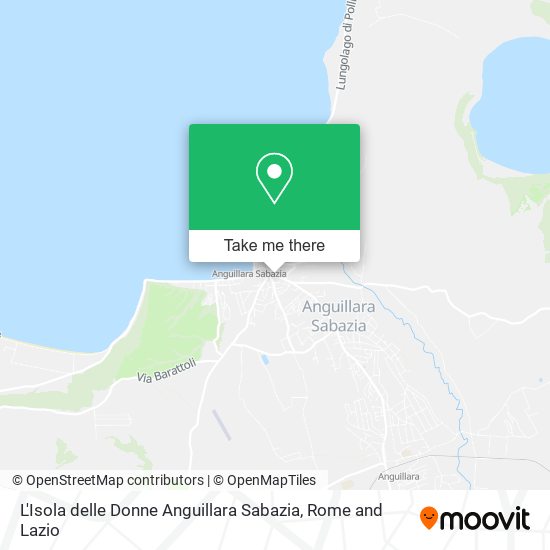L'Isola delle Donne Anguillara Sabazia map