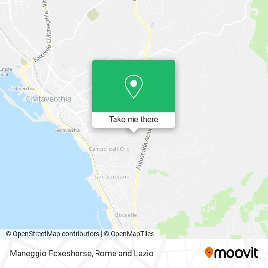 Foxeshorse Riding Center map