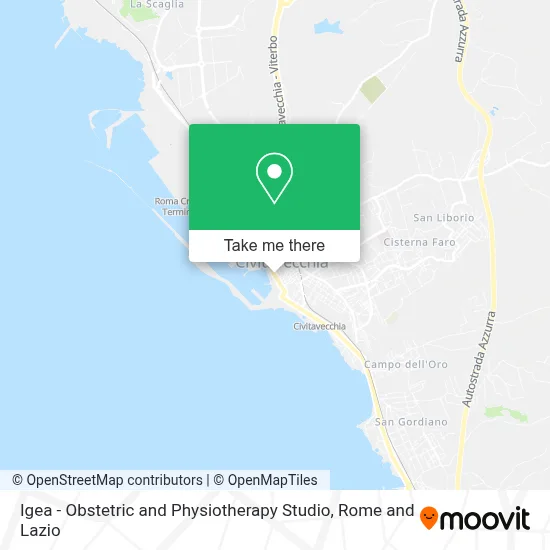 Igea - Obstetric and Physiotherapy Studio map