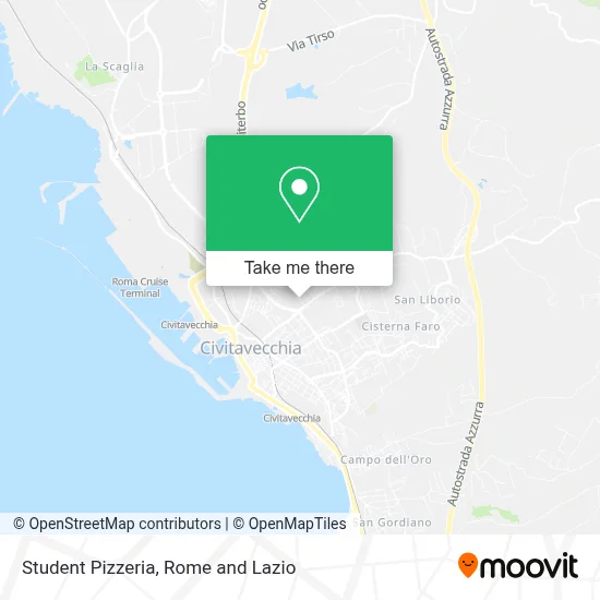 Student Pizzeria map