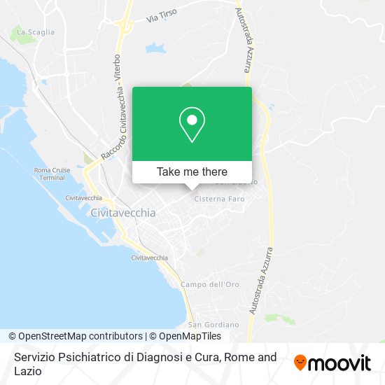 Servizio Psichiatrico di Diagnosi e Cura map