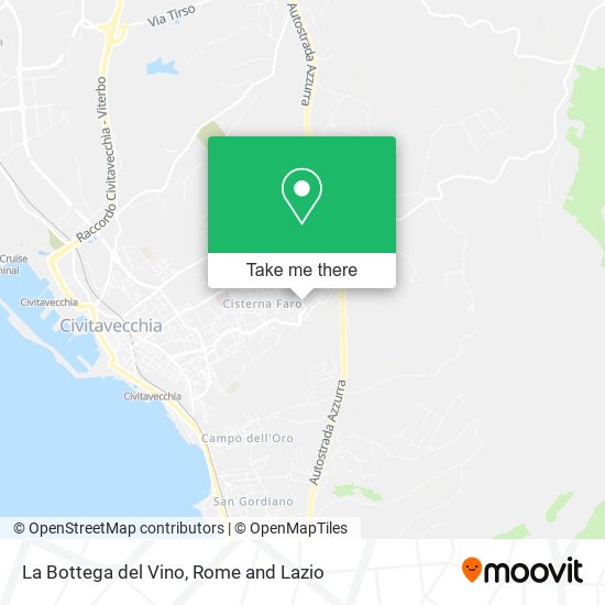 La Bottega del Vino map