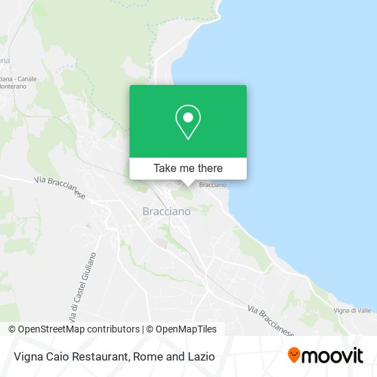 Vigna Caio Restaurant map