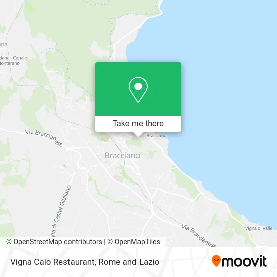 Vigna Caio Restaurant map