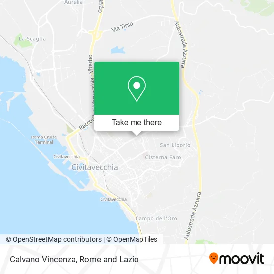 Calvano Vincenza map