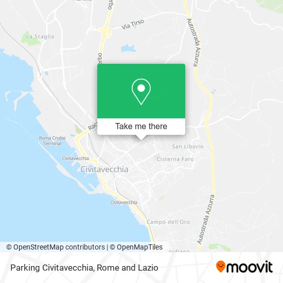 Civitavecchia Parking map