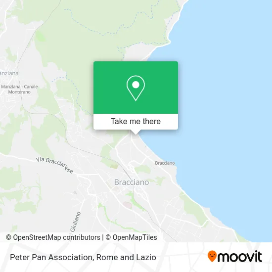 Peter Pan Association map