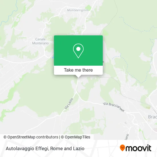 Autolavaggio Effegi map
