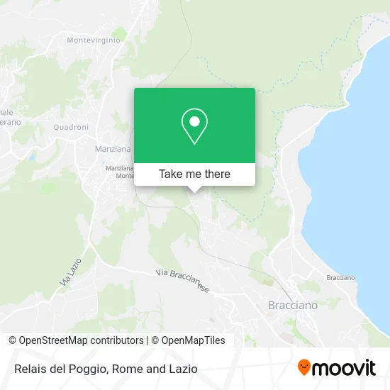 Relais del Poggio map