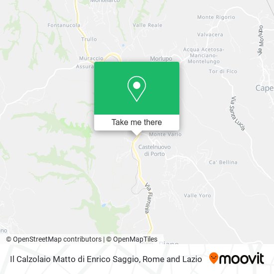Il Calzolaio Matto di Enrico Saggio map