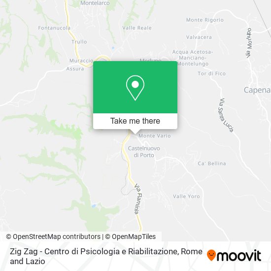 Zig Zag - Centro di Psicologia e Riabilitazione map
