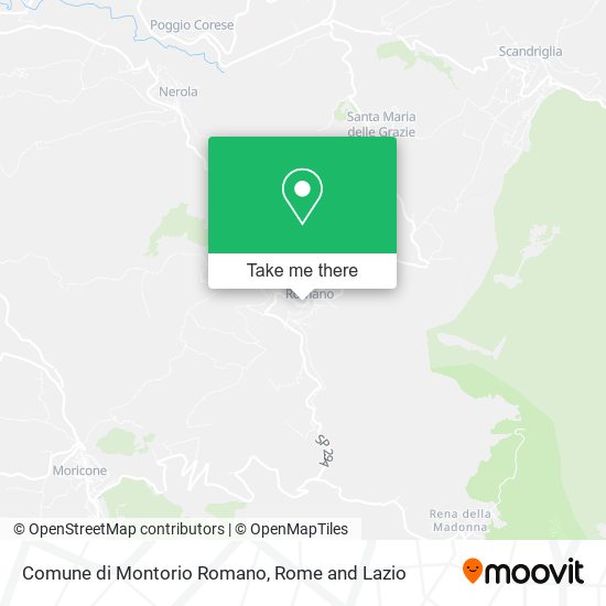 Comune di Montorio Romano map