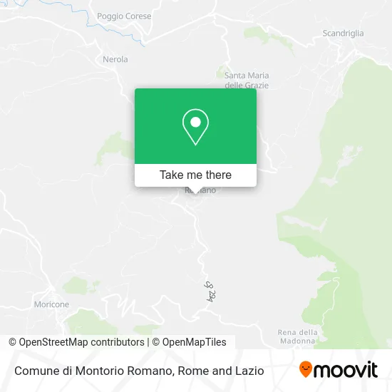Municipality of Montorio Romano map