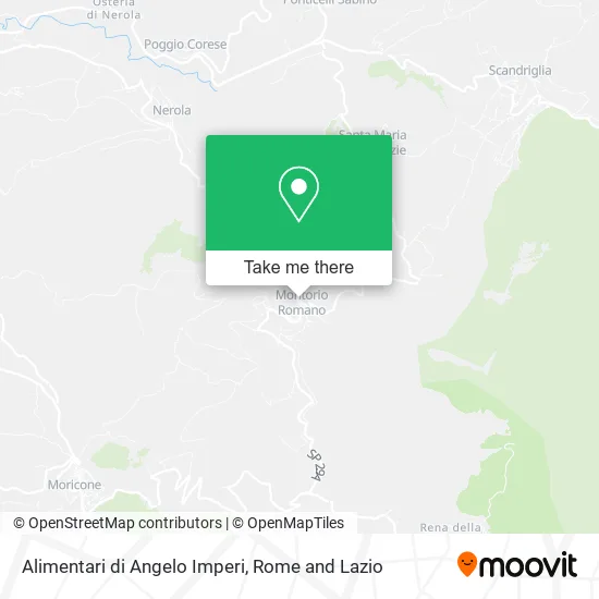 Alimentari of Angelo Imperi map