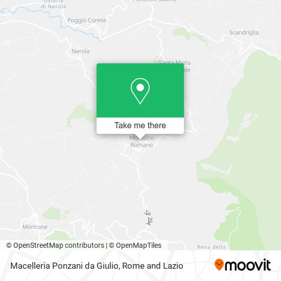 Macelleria Ponzani da Giulio map