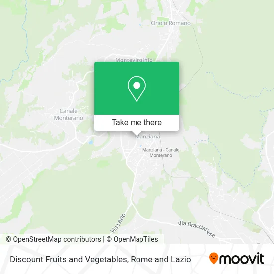Discount Fruits and Vegetables map