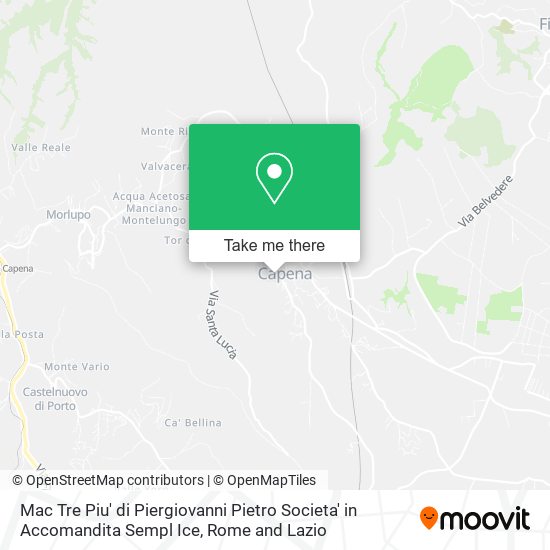 Mac Tre Piu' di Piergiovanni Pietro Societa' in Accomandita Sempl Ice map