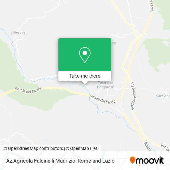 Az.Agricola Falcinelli Maurizio map
