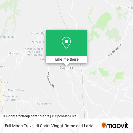 Full Moon Travel di Carini Viaggi map