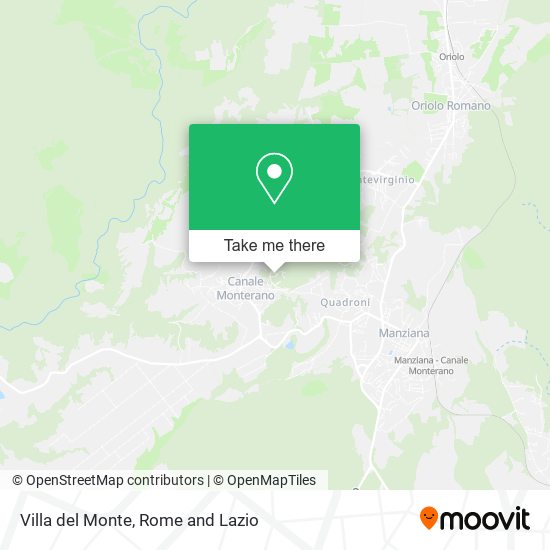 Villa del Monte map