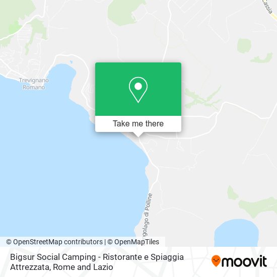 Bigsur Social Camping - Ristorante e Spiaggia Attrezzata map