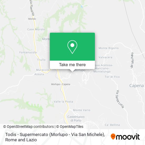 Todis - Supermercato (Morlupo - Via San Michele) map