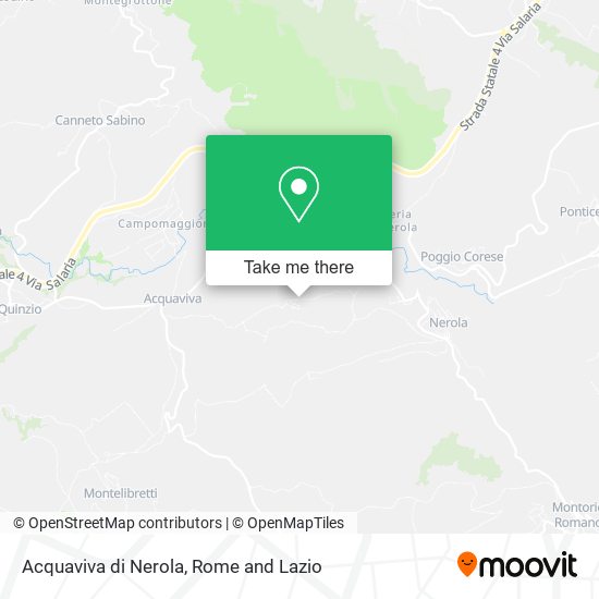 Acquaviva di Nerola map