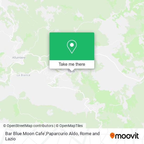 Bar Blue Moon Cafe',Paparcurio Aldo map