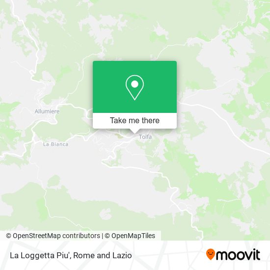La Loggetta Piu' map