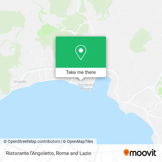 Angoletto Restaurant map