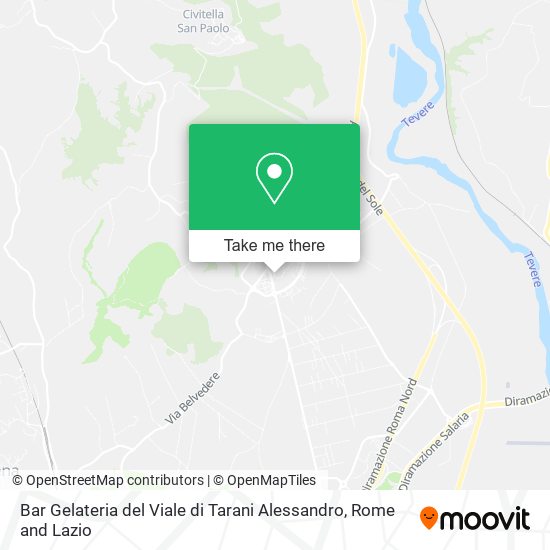 Bar Gelateria del Viale di Tarani Alessandro map
