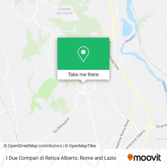 The Two Companions by Alberto Retica map