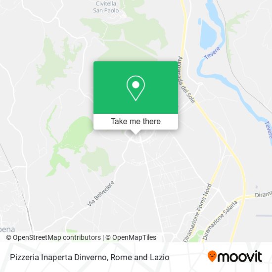 Pizzeria Inaperta Dinverno map