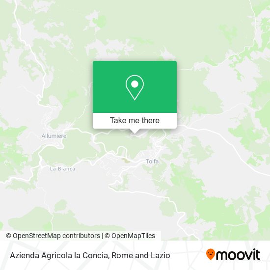 Azienda Agricola la Concia map