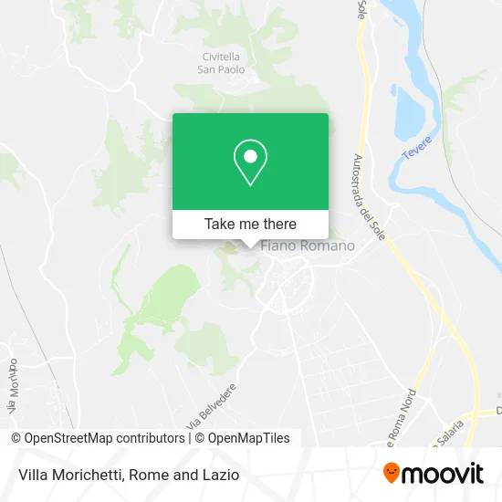 Villa Morichetti map