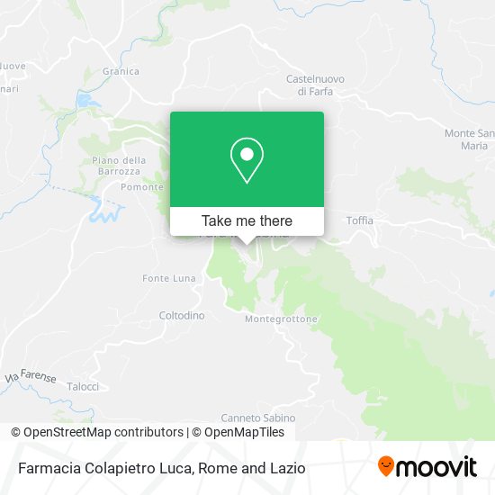 Farmacia Colapietro Luca map