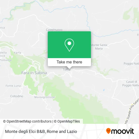 Monte degli Elci Bed and Breakfast map
