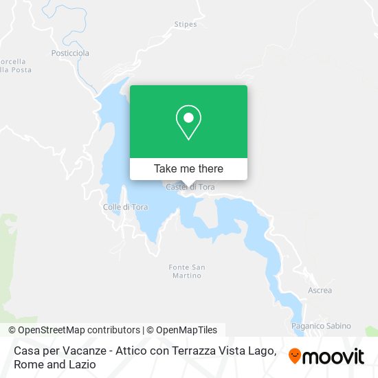 Casa per Vacanze - Attico con Terrazza Vista Lago map