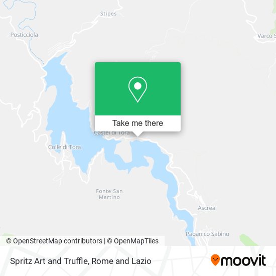 Spritz Art and Truffle map