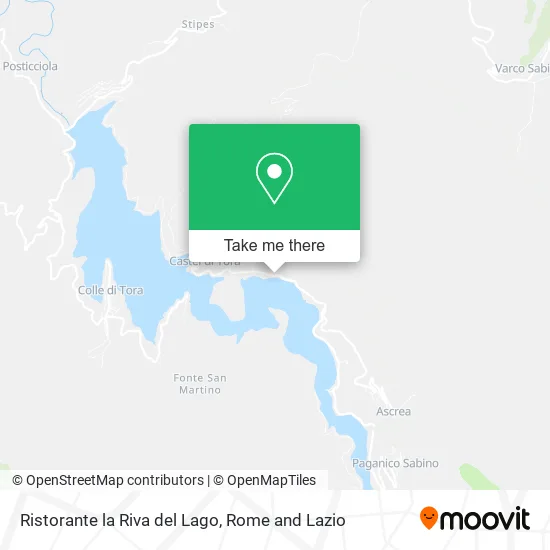 Restaurant Lakeside map