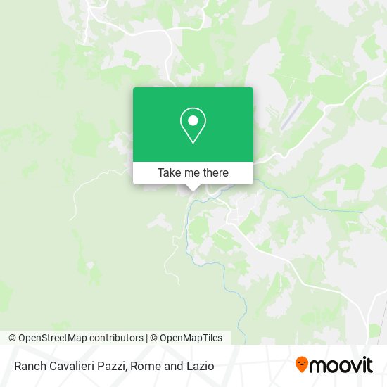 Ranch Cavalieri Pazzi map