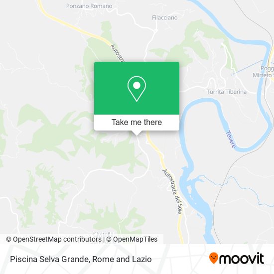 Piscina Selva Grande map