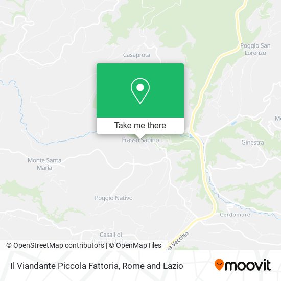 Il Viandante Piccola Fattoria map