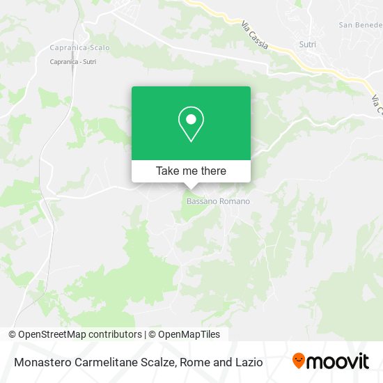 Monastero Carmelitane Scalze map