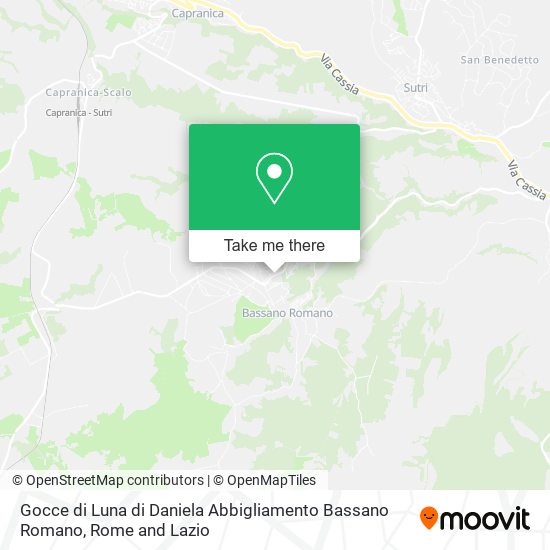 Gocce di Luna di Daniela Abbigliamento Bassano Romano map