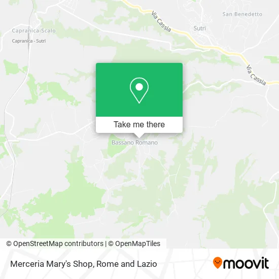 Merceria Mary's Shop map