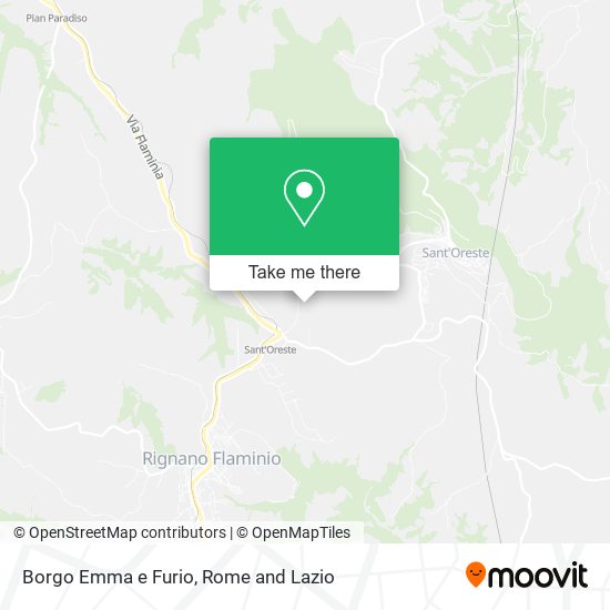 Borgo Emma e Furio map