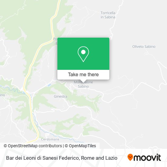 Bar dei Leoni di Sanesi Federico map