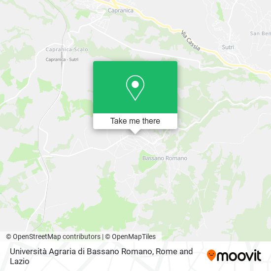 Università Agraria di Bassano Romano map