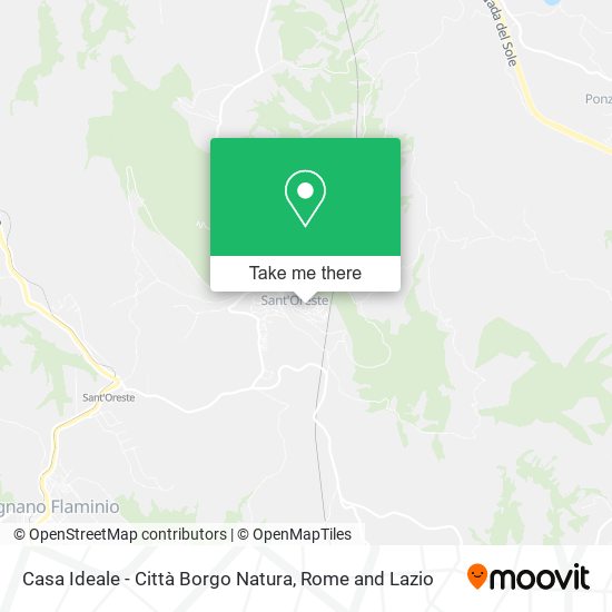 Casa Ideale - Città Borgo Natura map